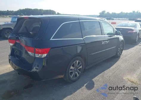 2014 Honda Odyssey Touring/Touring Elite from USA, damaged, VIN 5FNRL5H98EB133807